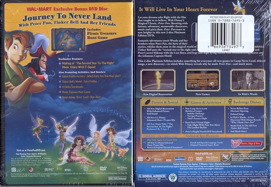 Amazon.co.jp: Peter Pan : DVD